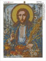 Набор алмазной вышивки (мозаики) икона "Иисус Христос с колосьями"