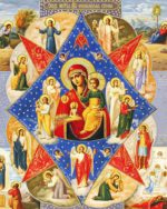 Набор алмазной вышивки икона "Неопалимая Купина"