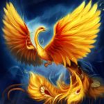 Набор алмазной вышивки "Птица Феникс - символ возрождения"