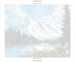 Набор для рисования картин по номерам (раскраска) "Горное озеро"