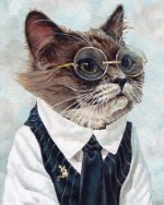 Набор для рисования картин по номерам (раскраска) "Кот Наумович"