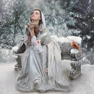 Набор для рисования картин по номерам (раскраска) "Мольба"