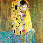 Набор для рисования картин по номерам (раскраска) "Поцелуй"
