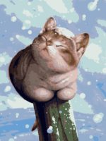 Набор для рисования картин по номерам (раскраска) "Милый клубочек"
