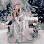 Набор для рисования картин по номерам (раскраска) "Мольба"