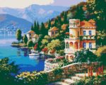 Набор для рисования картин по номерам (раскраска) "Вилла у озера"