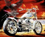 Набор алмазной вышивки "Harley-Davidson"