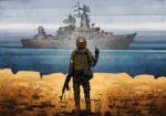 Набір алмазної вишивки "Русский военный корабль
